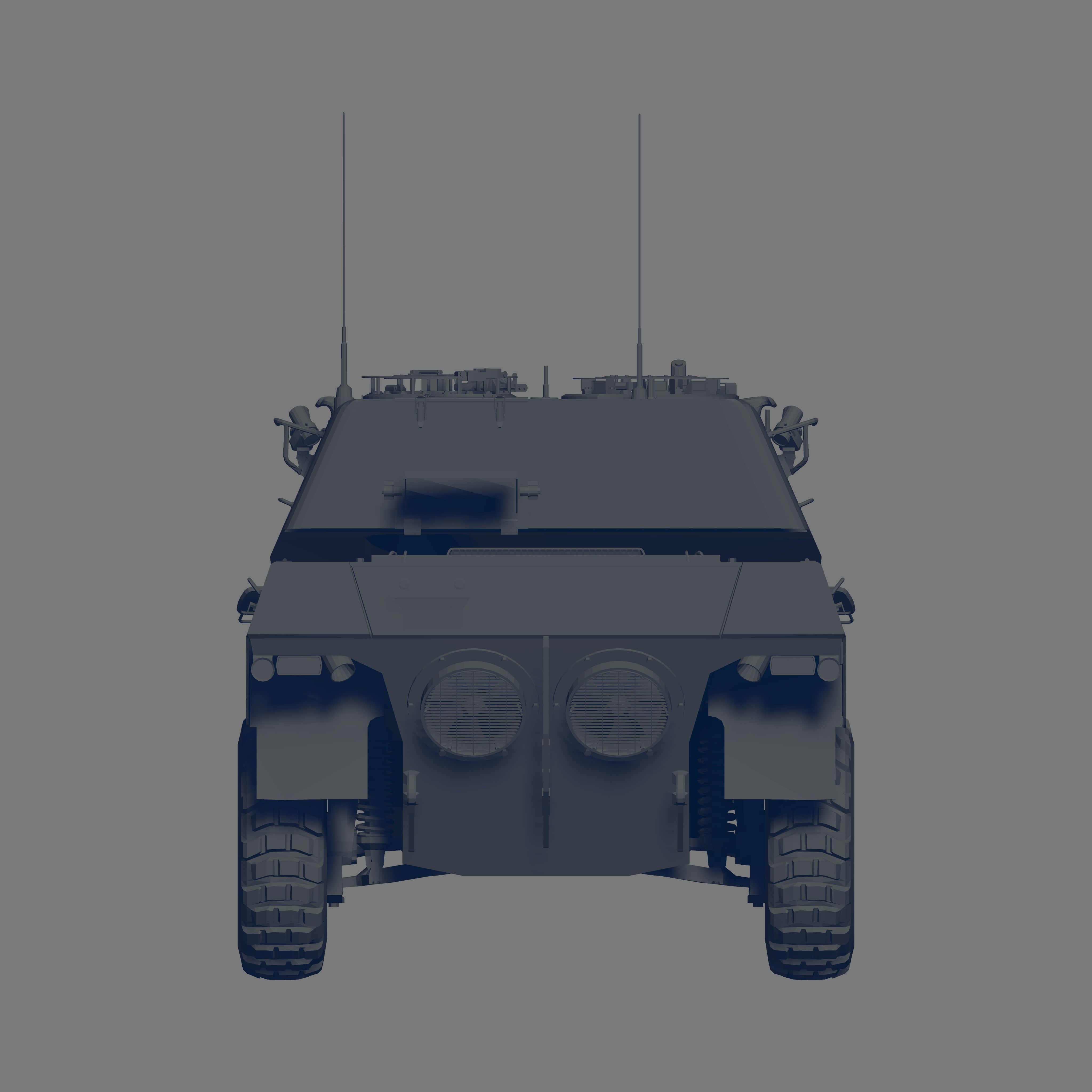 Radkampfwagen 90 3D model_4