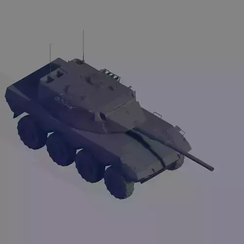 Radkampfwagen 90 3D model