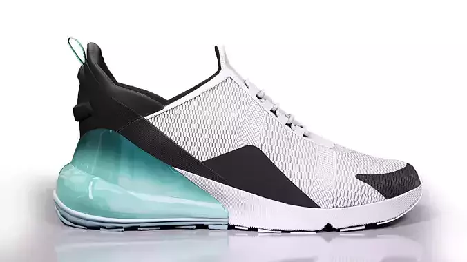 Running Shoes Low-poly 3D model