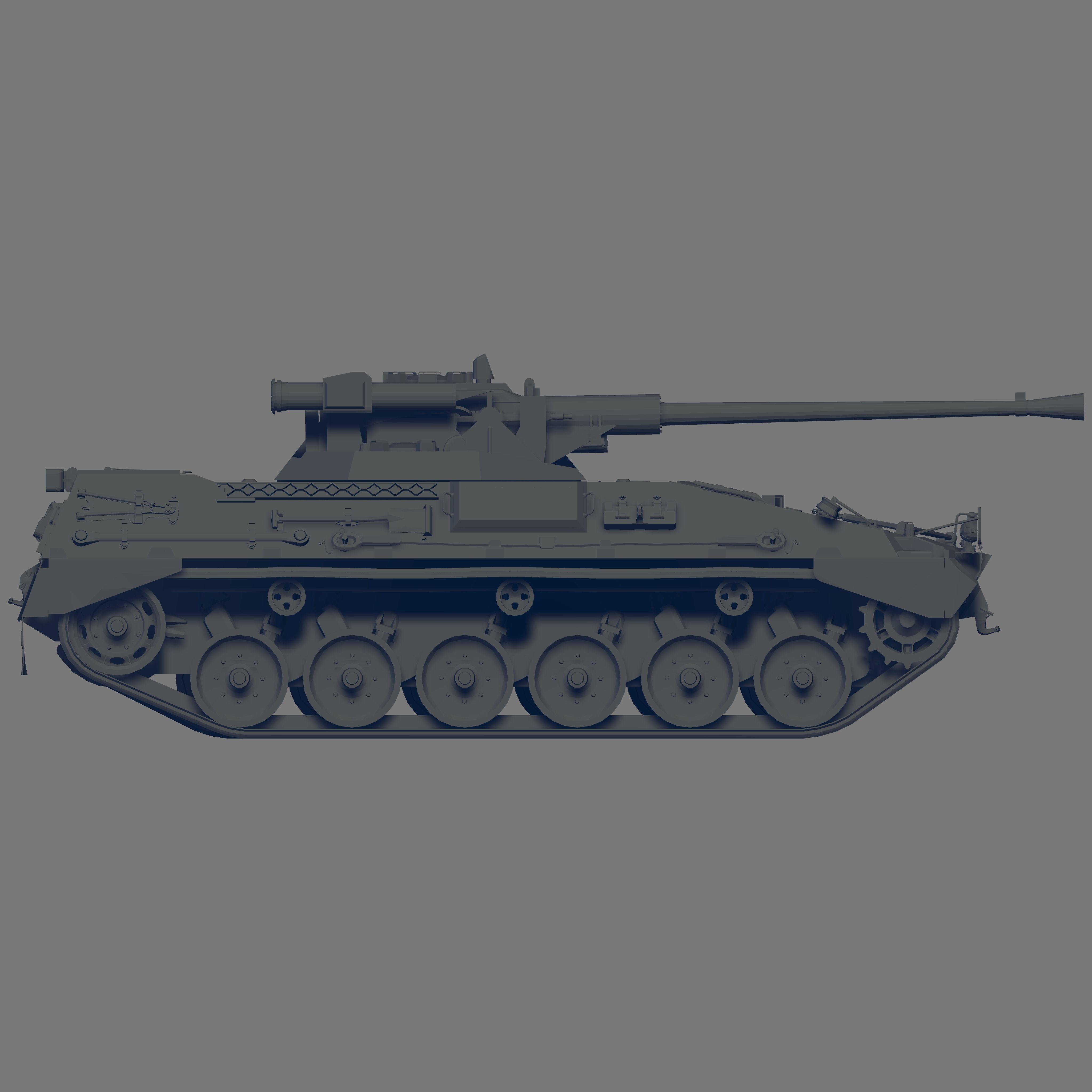Begleitpanzer 57 3D model_3