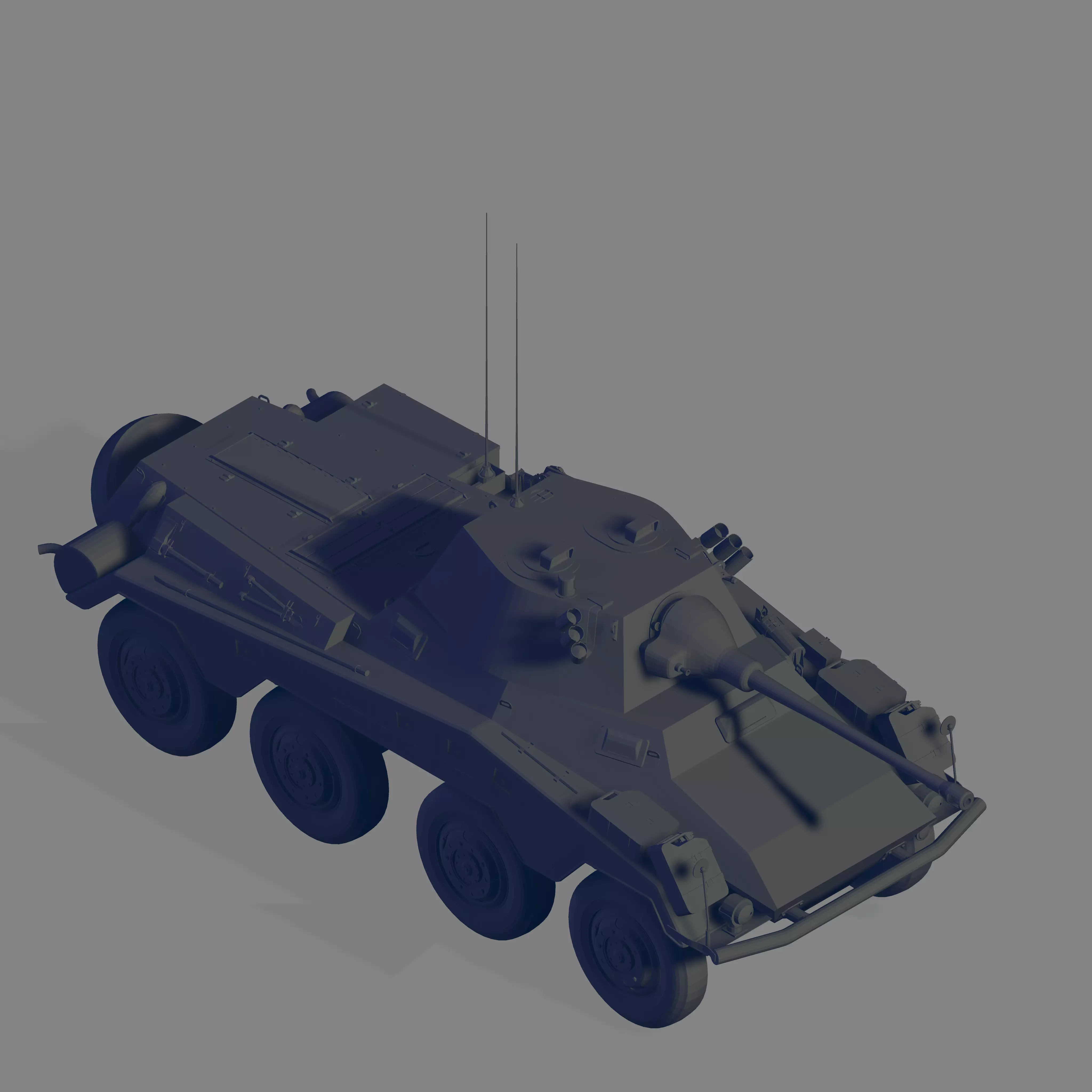 Sd Kfz 234 2 3D model_0