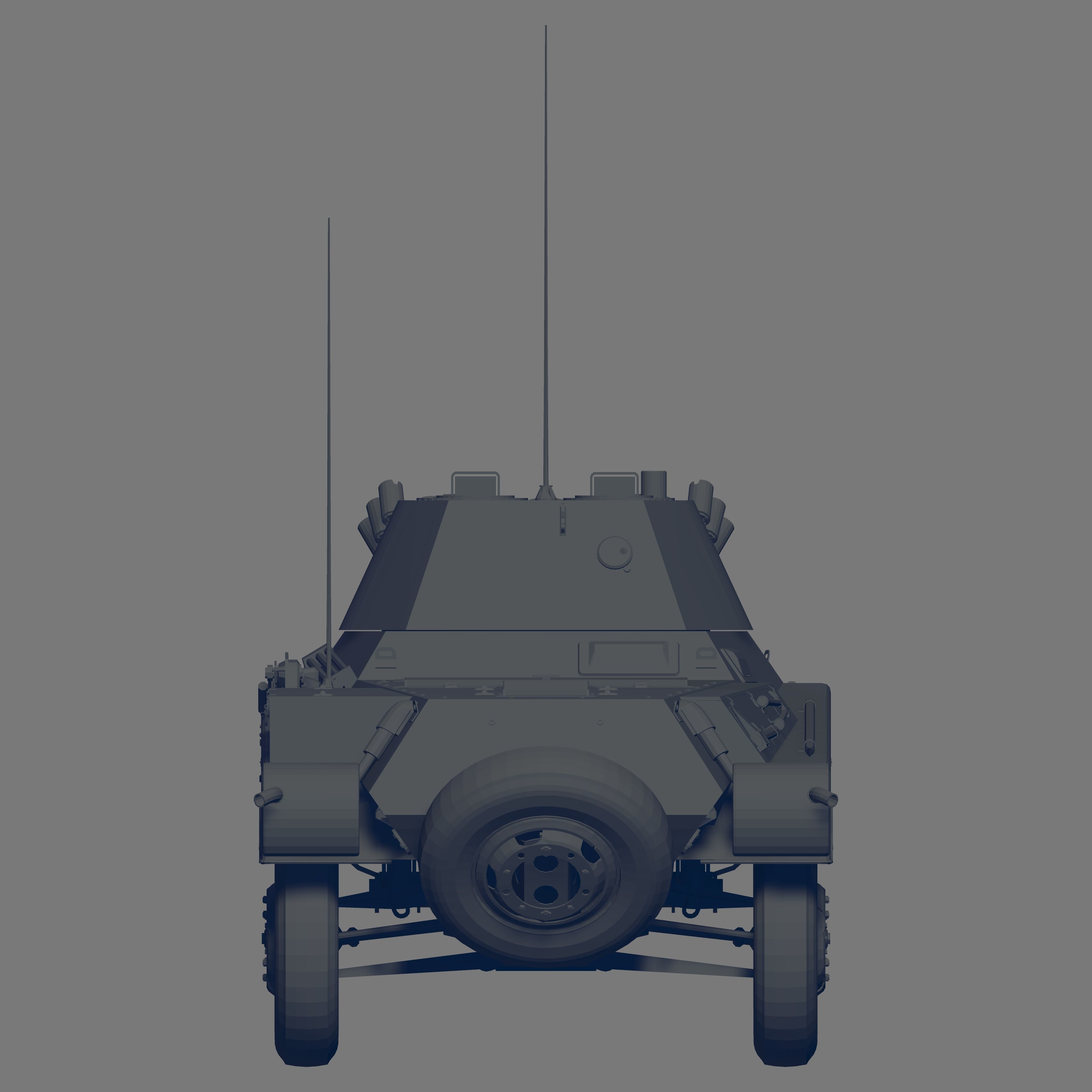 Sd Kfz 234 2 3D model | CGTrader