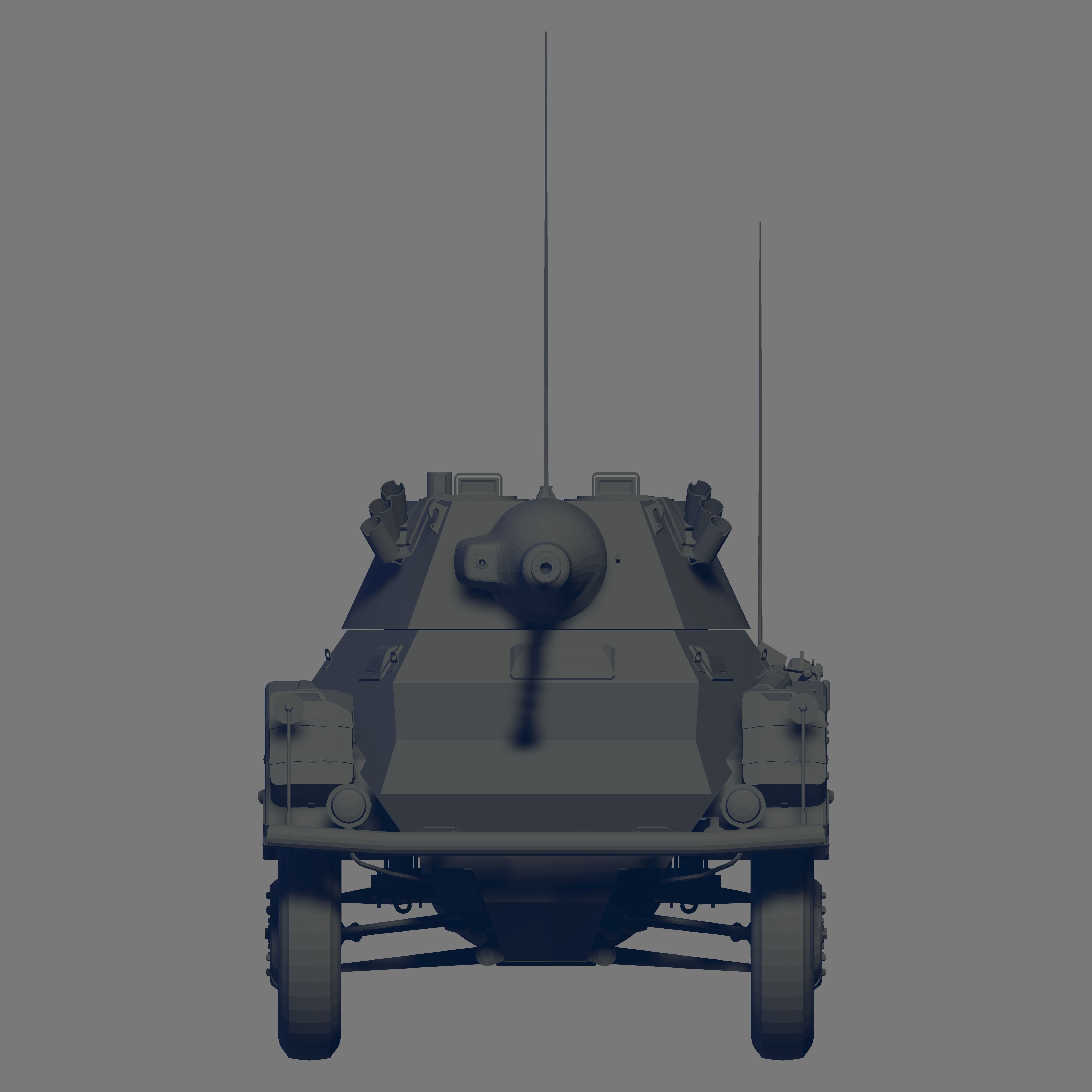Sd Kfz 234 2 3D model | CGTrader
