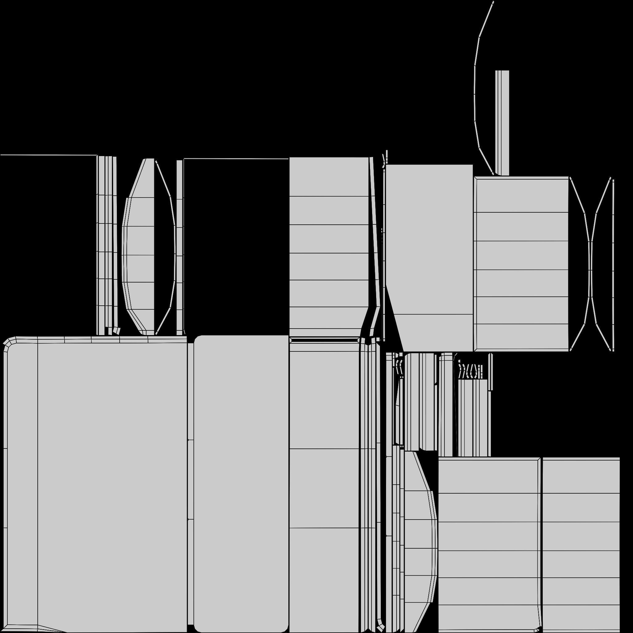 sofa set 006 3D model_15