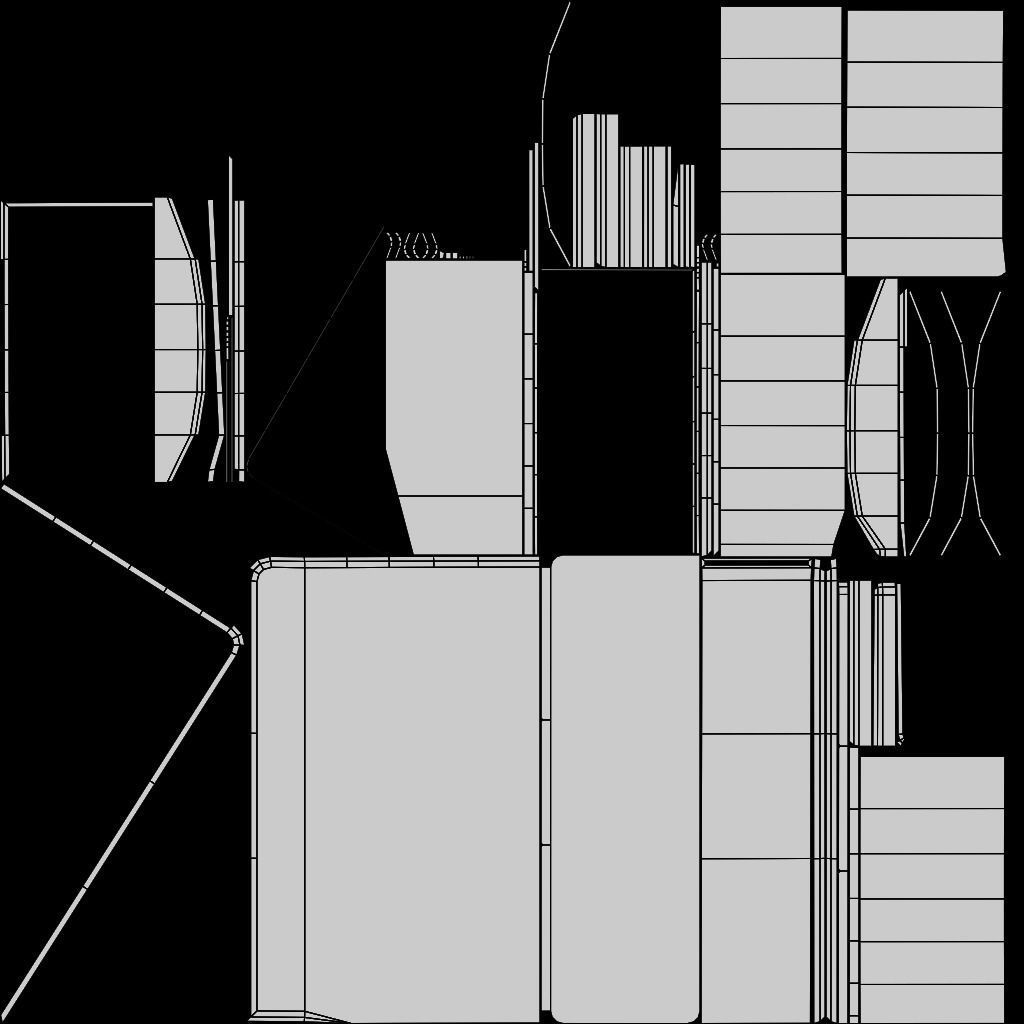 sofa set 006 3D model_16