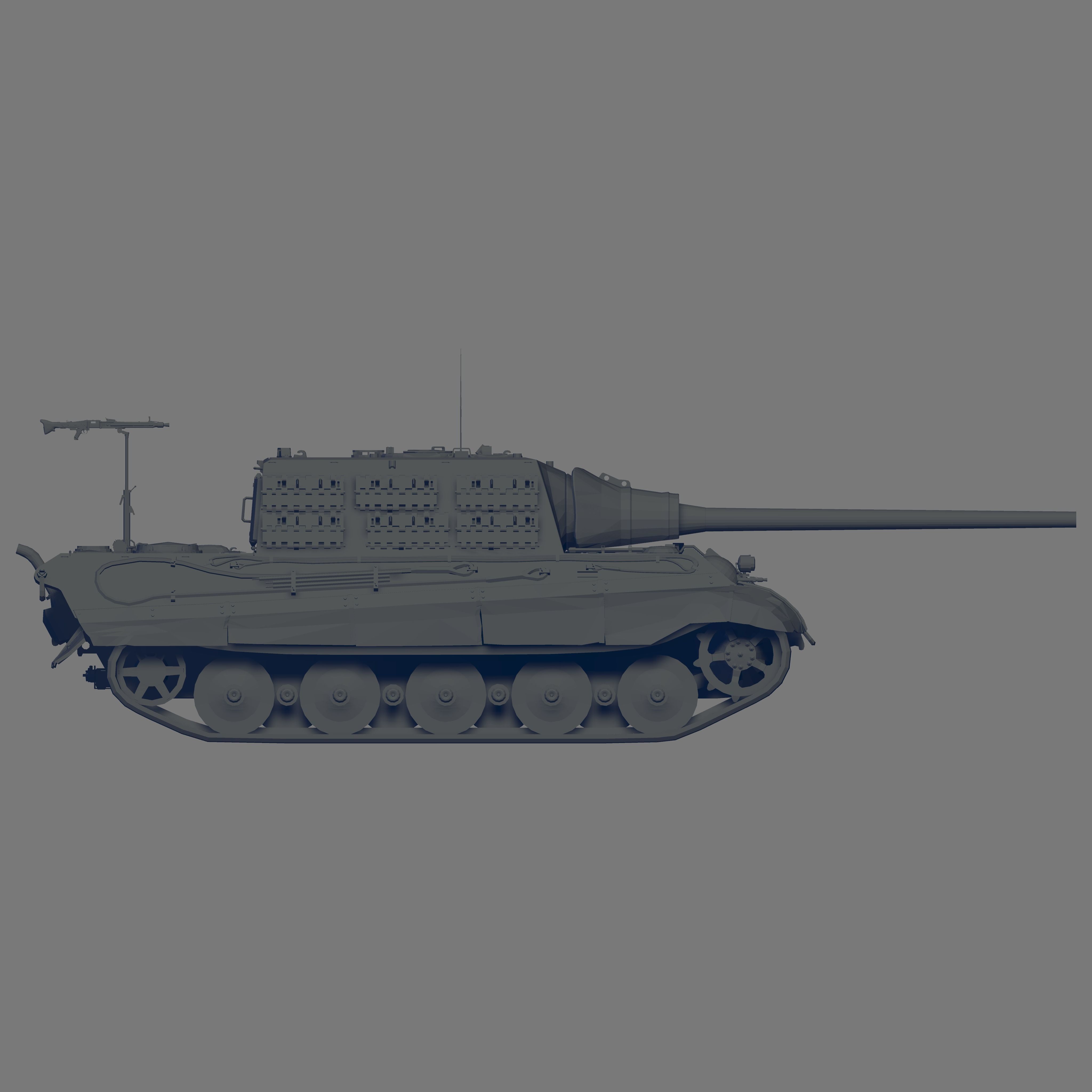 Jagdtiger 3D model_3