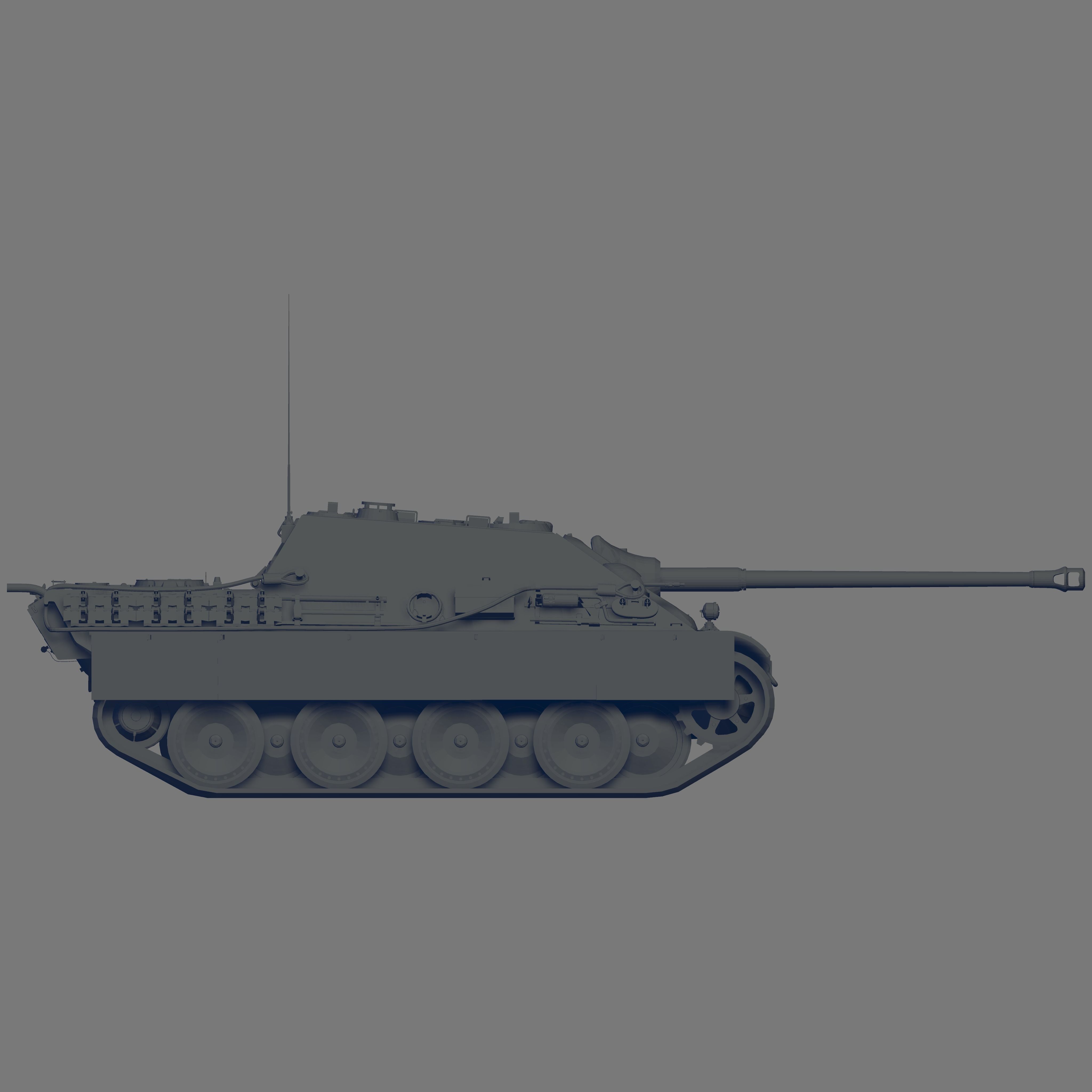 Jagdpanther 3D model_3