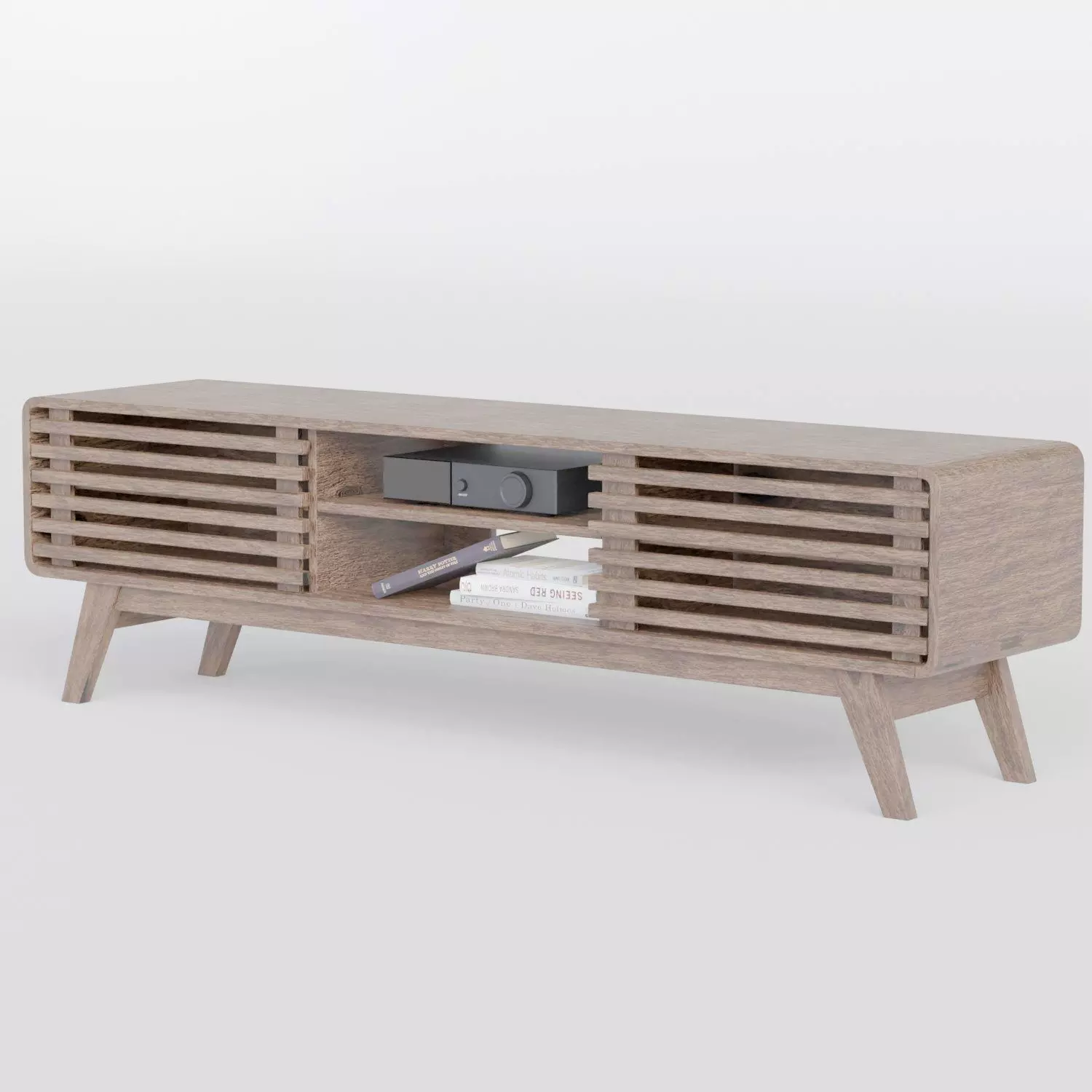 TV stand by Mopio Low-poly 3D model_0