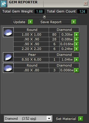 Luxurious green stone diamond ring 3615 3D print model 3D print model_8