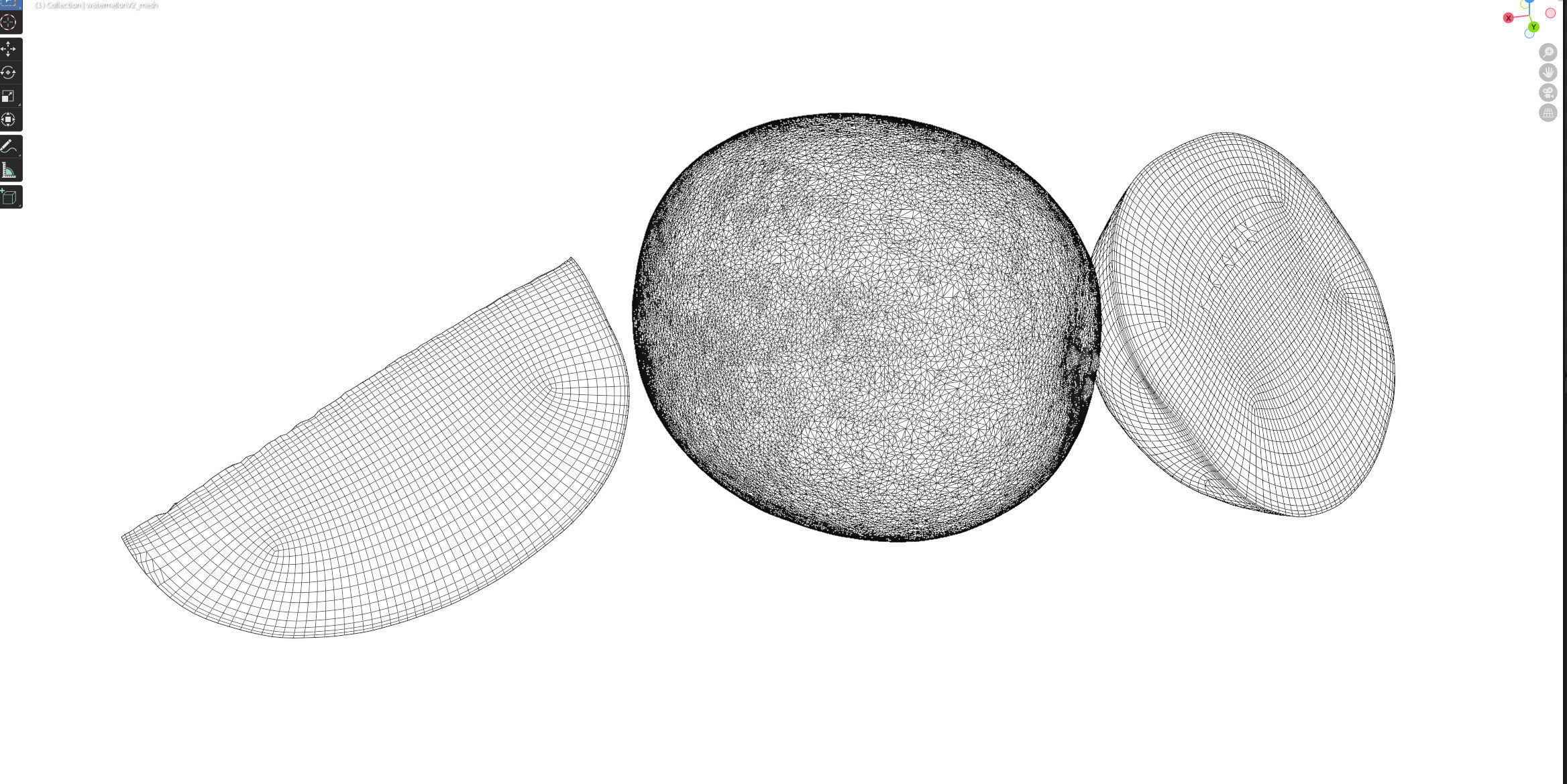 4k Watermelon 3D model_21