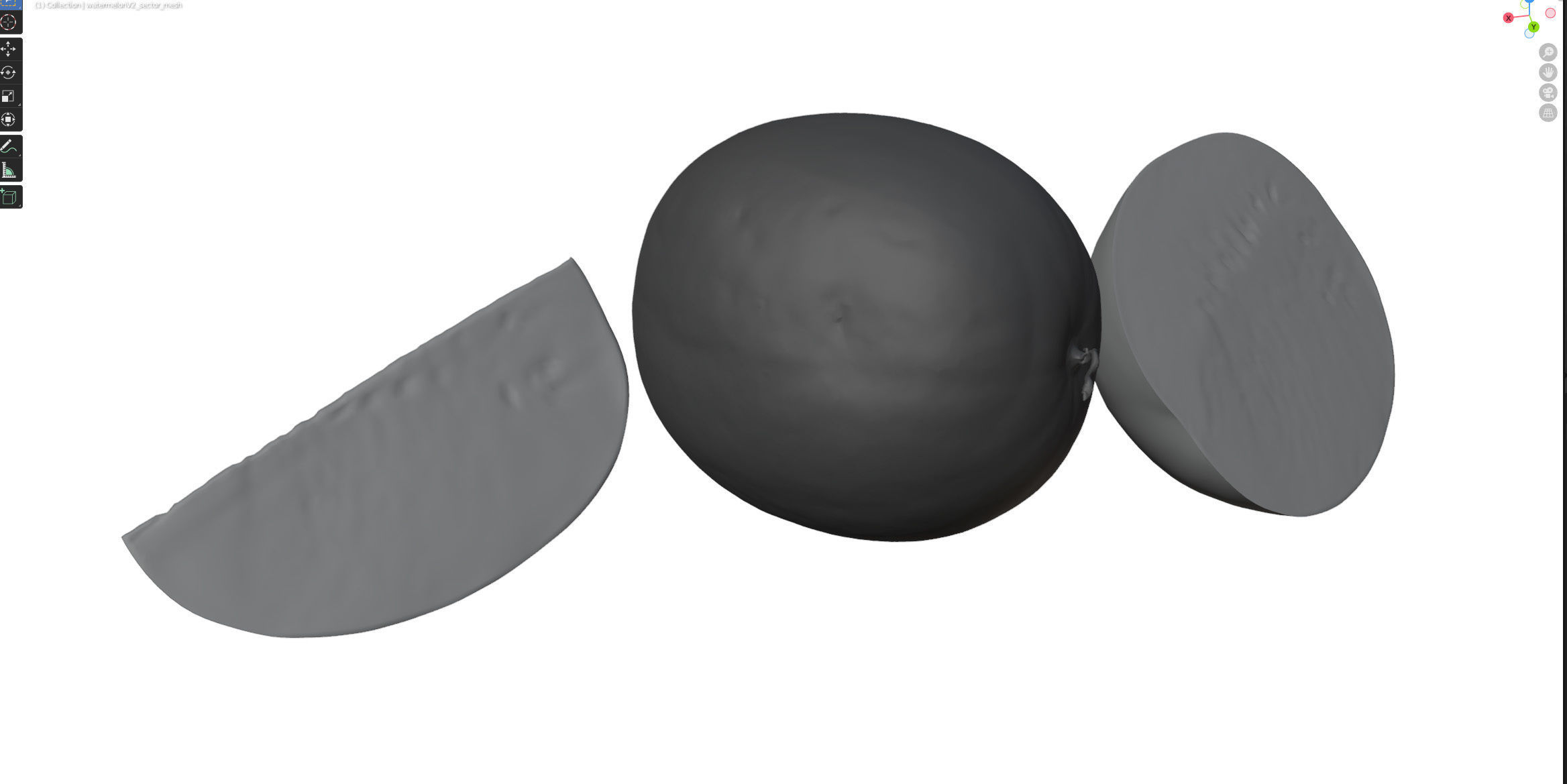 4k Watermelon 3D model_20