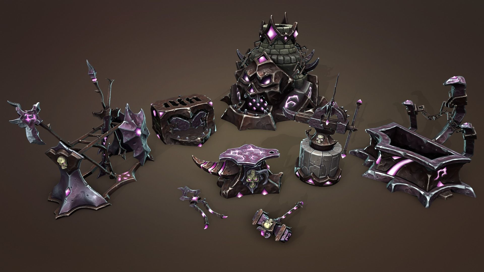 Undead forge collection 3d print 3D print model_21