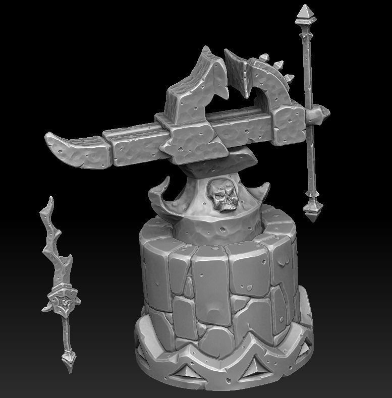Undead forge collection 3d print 3D print model_13