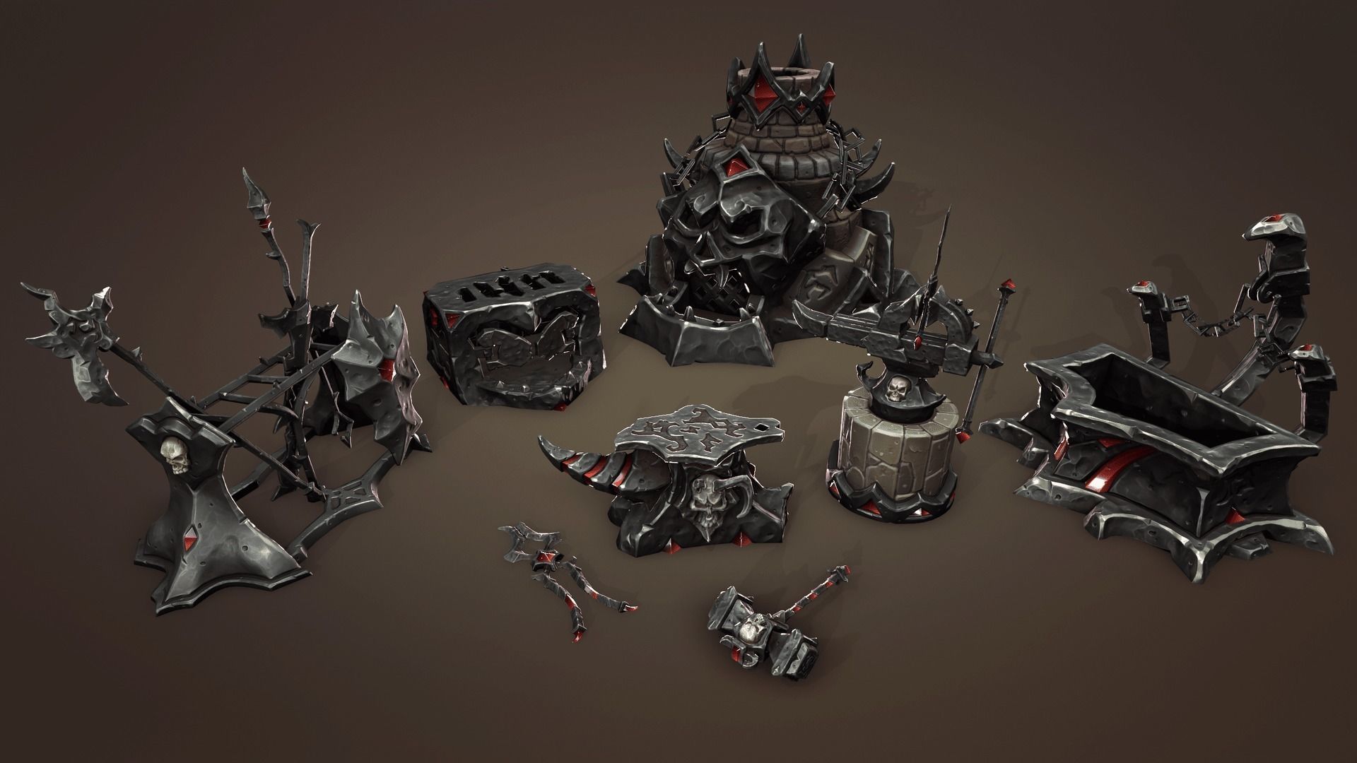 Undead forge collection 3d print 3D print model_24