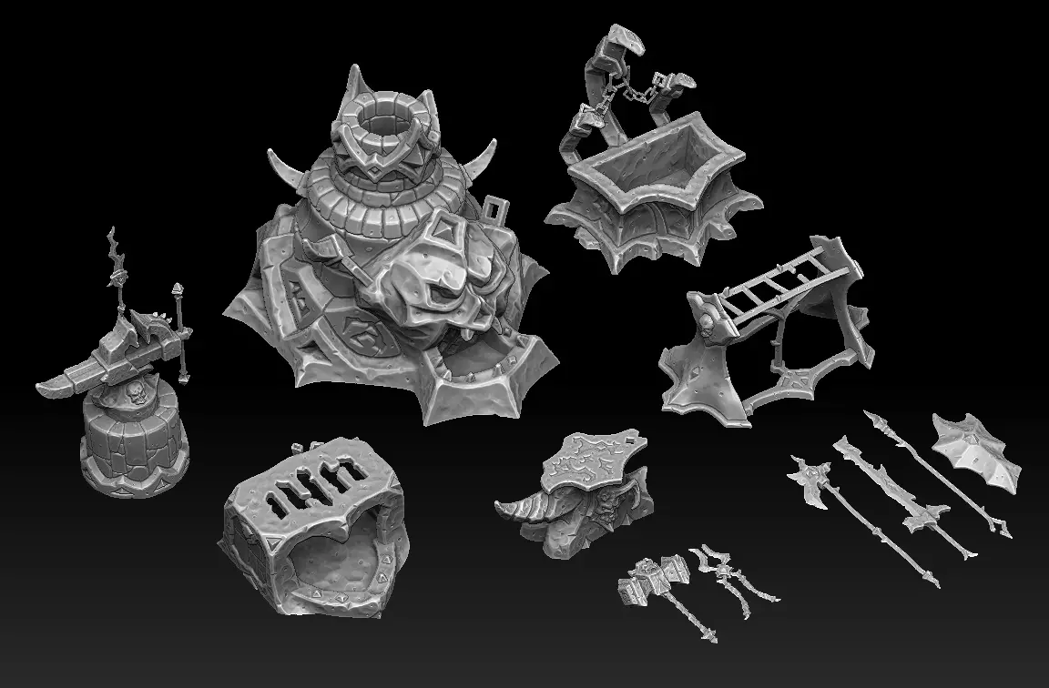 Undead forge collection 3d print 3D print model_0
