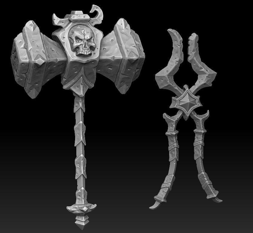 Undead forge collection 3d print 3D print model_5