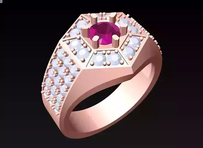 Diamond Rings - Mens Ring - N3701