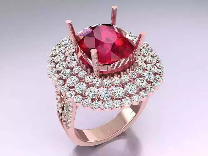 Oval Stone Ring - Womens Rings - N3057