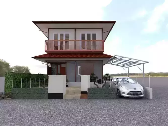 Kishiwada Prefektur Osaka japanese house order 2 by Estrange 3D print model