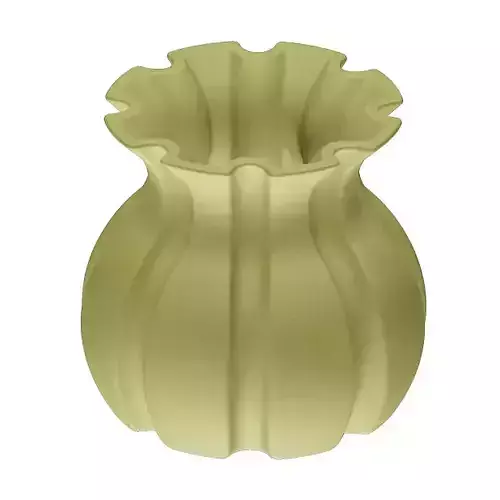 Plastic Decor Vase 3D model