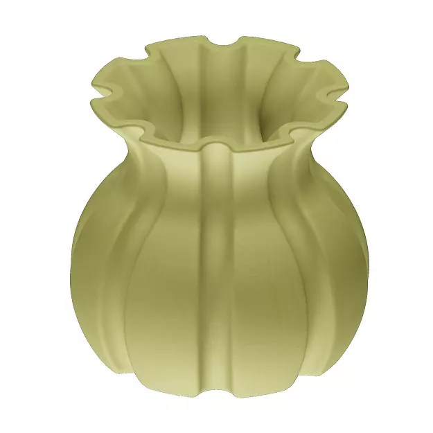 Plastic Decor Vase 3D model_0