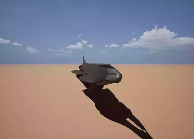 Transport SciFi Free 3D model