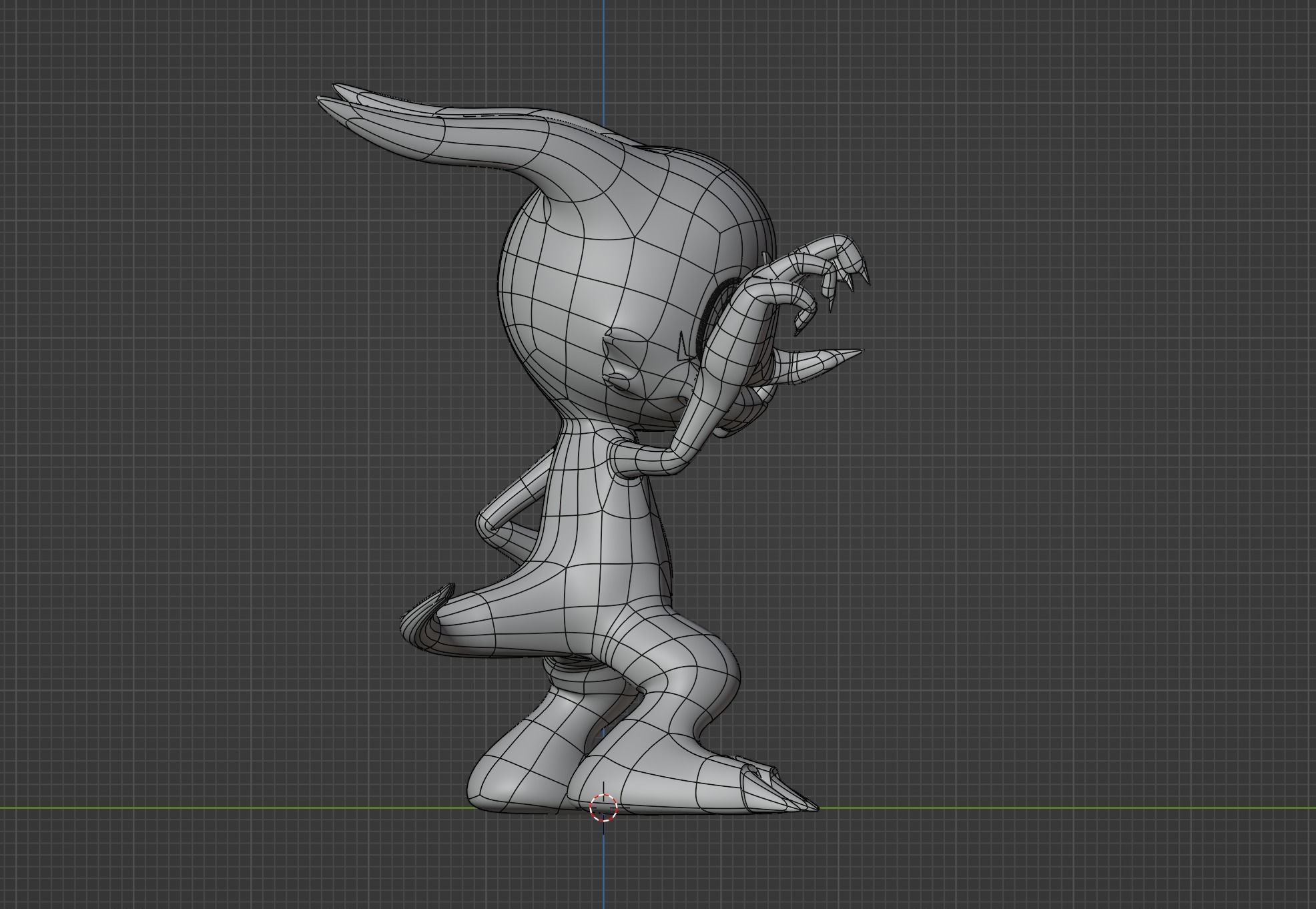 Veemon - Digimon Low-poly 3D model_14