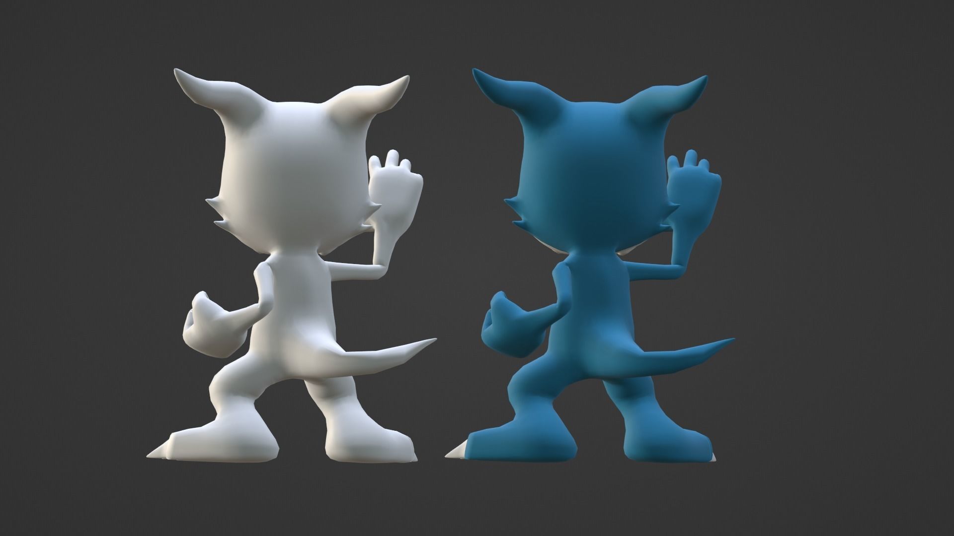 Veemon - Digimon Low-poly 3D model_15