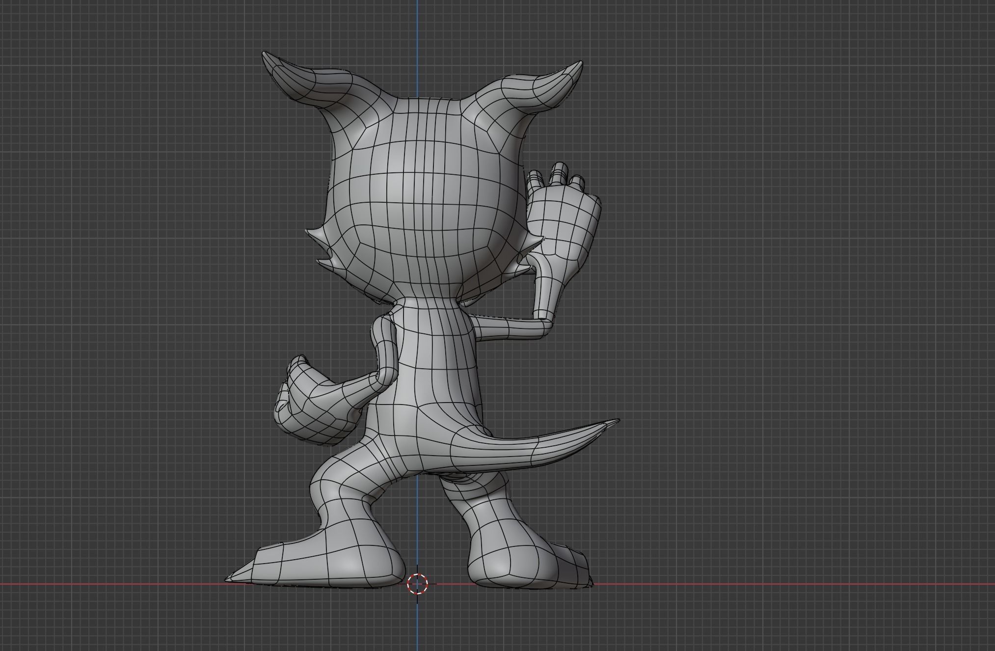 Veemon - Digimon Low-poly 3D model_12