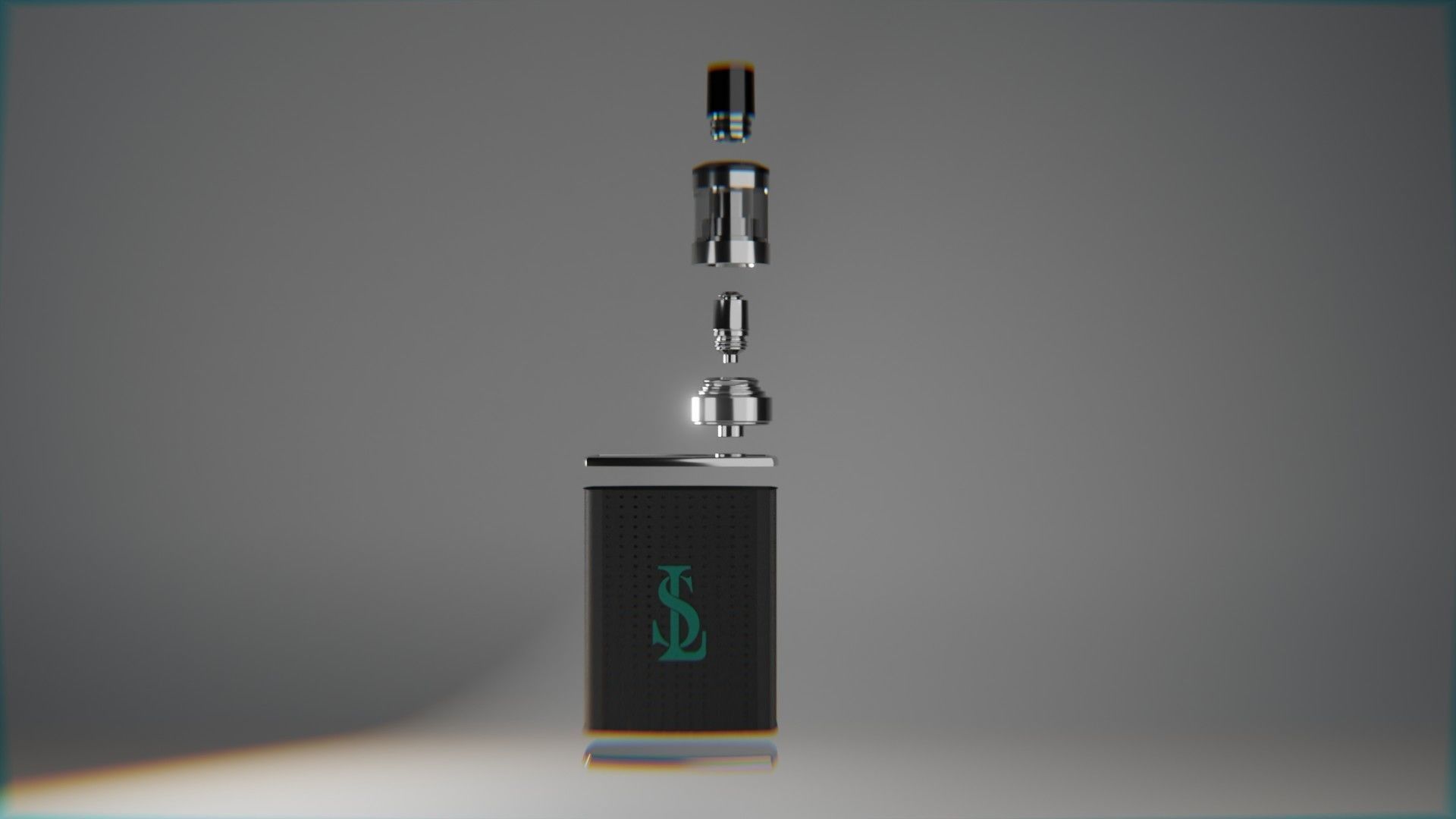 Vaper 3D model Electronic Cigarette 3D model_1