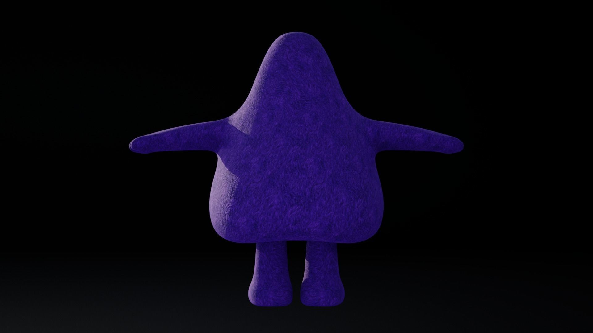 Grimace Low-poly 3D model_4