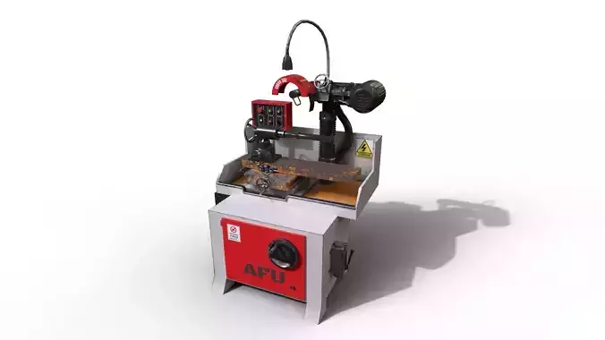 Industrial Machine 3D model 01