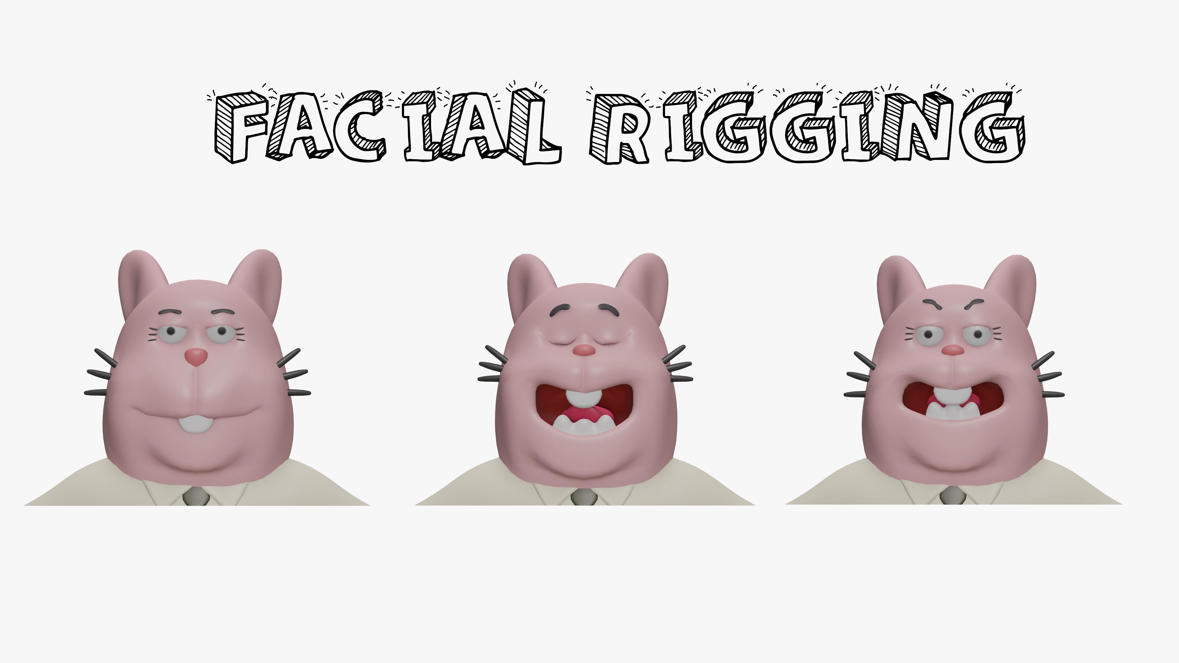 Richard Watterson Rigged 3D Model - The Amazing World of Gumball 3D model_2