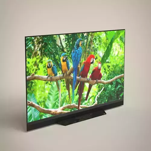oled TV Low-poly 3D model