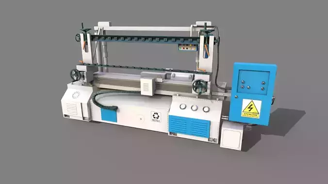 Industrial Machine 3D model 04