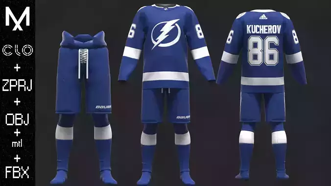 New Outfit TAMPA BAY OBJ mtl FBX ZPRJ