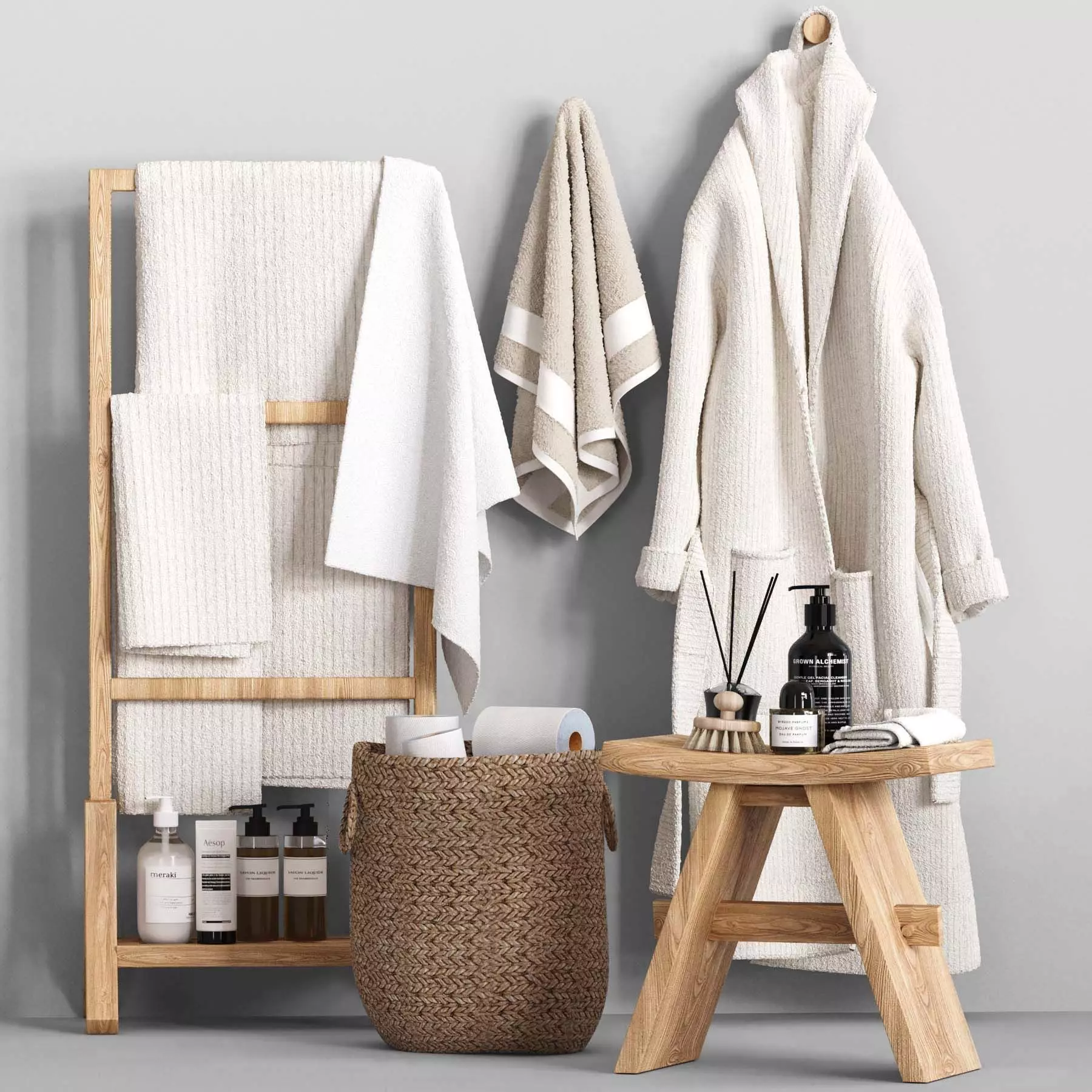 Bathroom Accessories 33 3D model_0