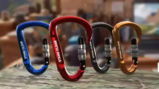 carabiner mosqueton multi COLORS