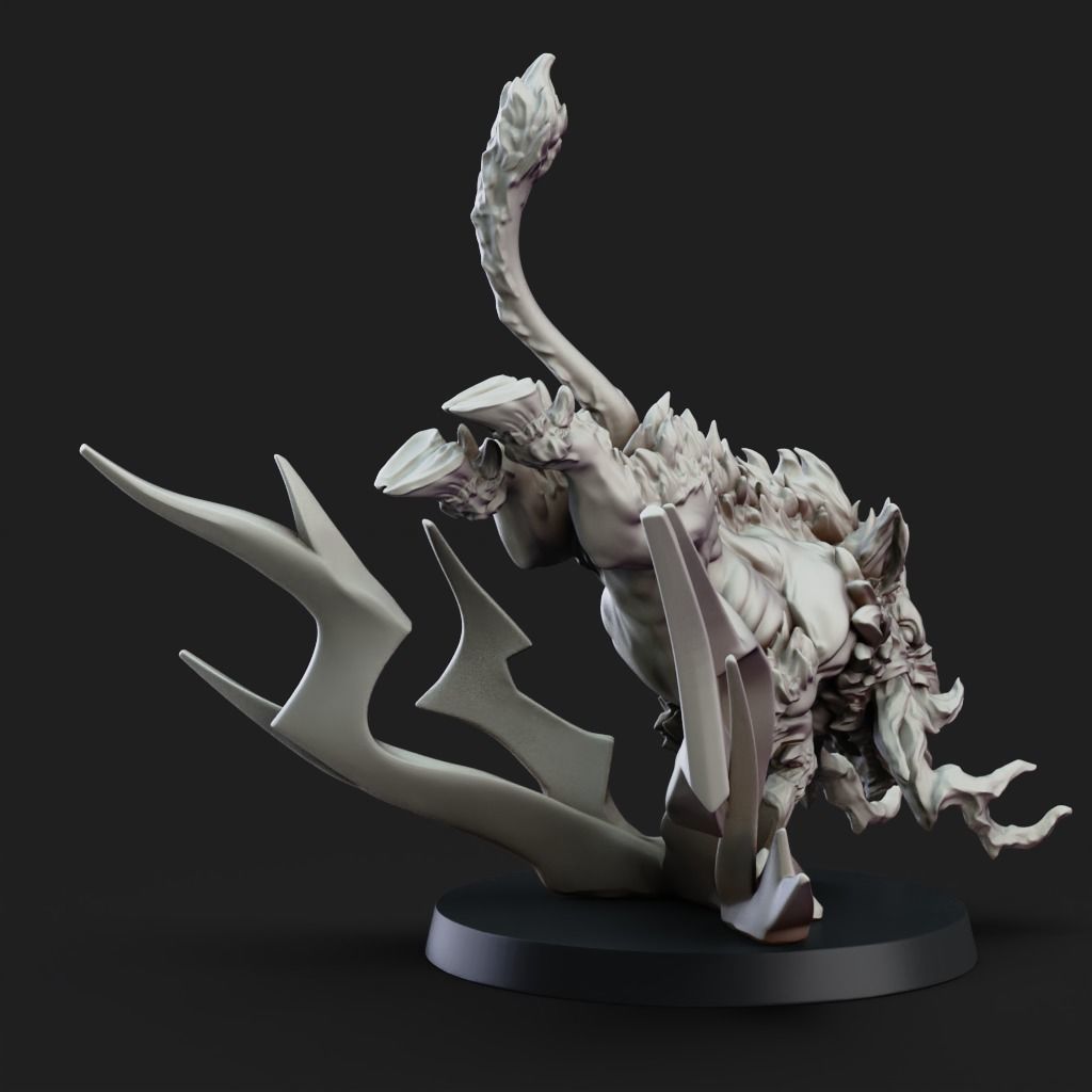 Thunder Boar - 3D Printable TTRPG - PRESUPPORTED - 32mm Scale 3D print model_6