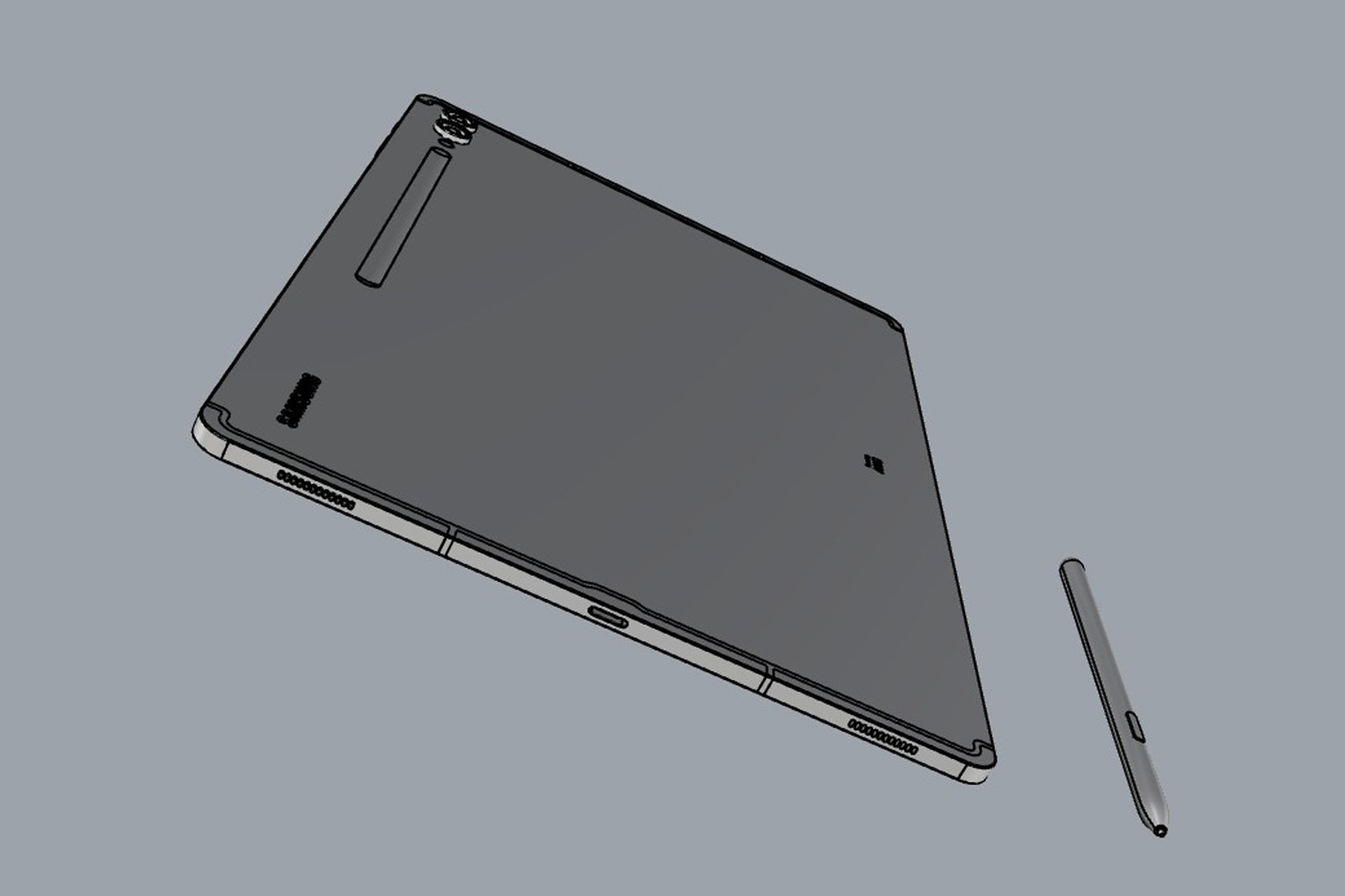 SAMSUNG Galaxy Tab S9 Ultra 3D model_11