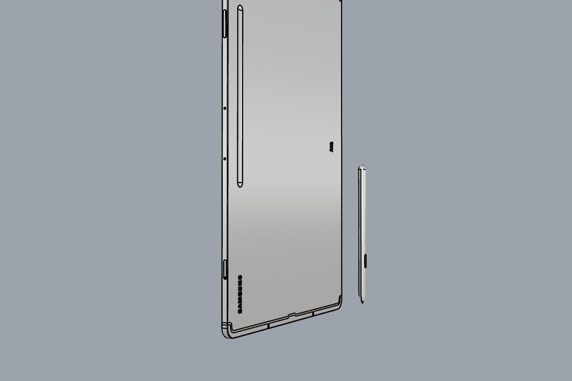 SAMSUNG Galaxy Tab S9 Ultra 3D model_16