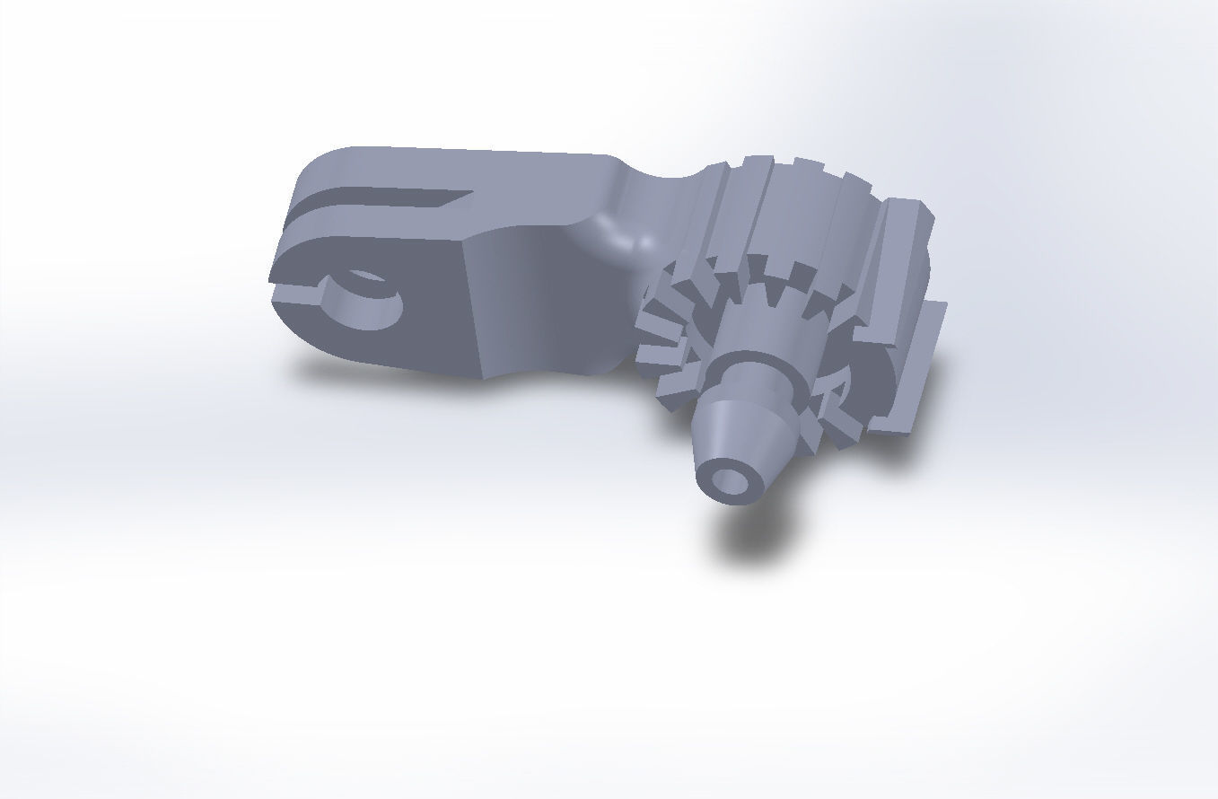 1K1823633B 1J1823633A  Support bracket vw polo or golf 4 3D print model_2