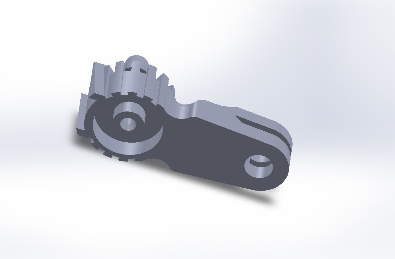 1K1823633B 1J1823633A  Support bracket vw polo or golf 4 3D print model_1