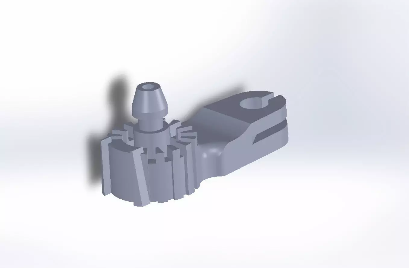 1K1823633B 1J1823633A  Support bracket vw polo or golf 4 3D print model_0