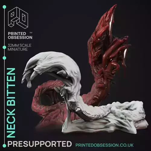Neck Biter - 3D Printable TTRPG - PRESUPPORTED - 32mm Scale