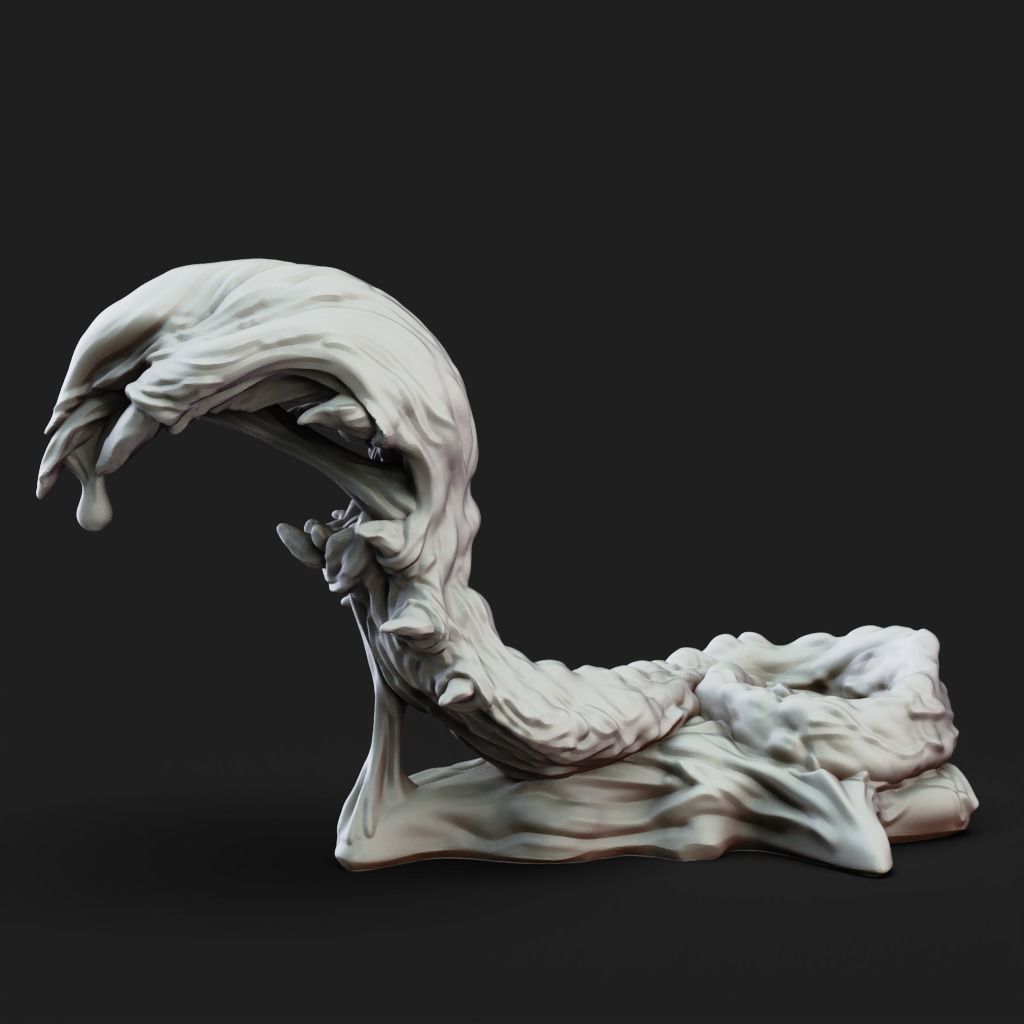 Neck Biter - 3D Printable TTRPG - PRESUPPORTED - 32mm Scale 3D print model_7