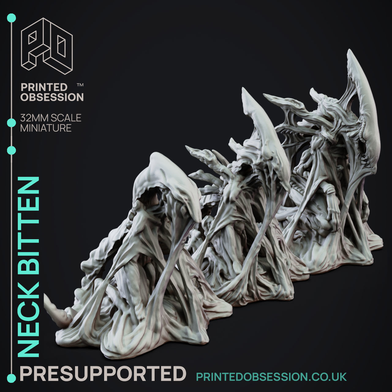 The Bitten - 3D Printable TTRPG - PRESUPPORTED - 32mm Scale 3D print model_1