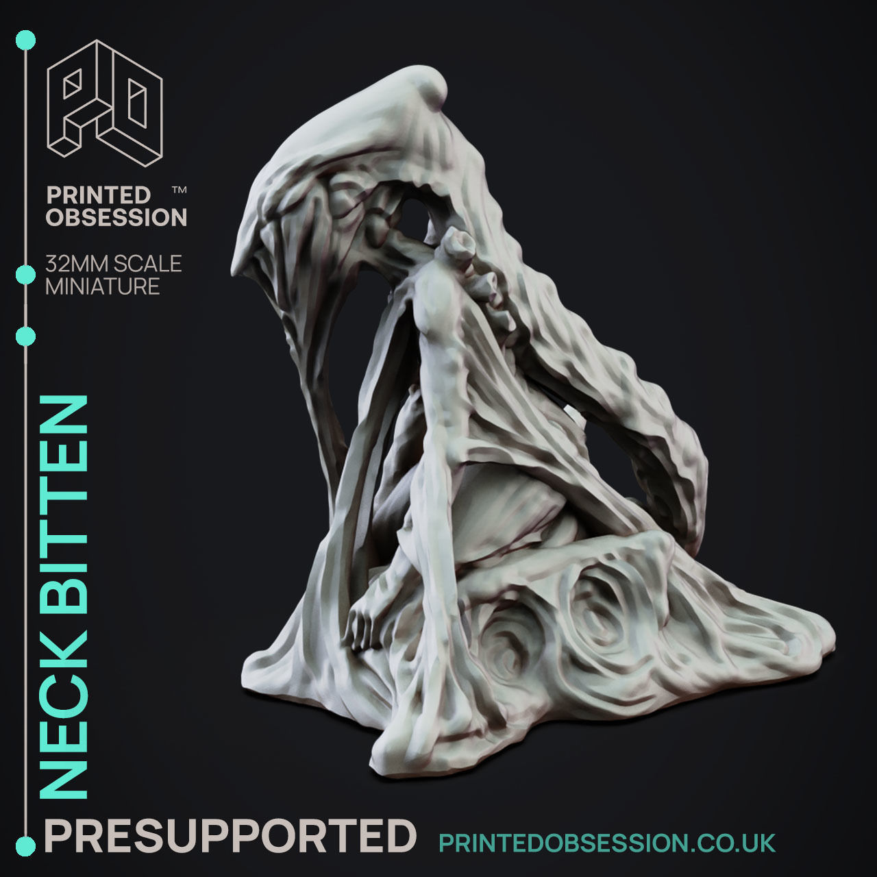 The Bitten - 3D Printable TTRPG - PRESUPPORTED - 32mm Scale 3D print model_2