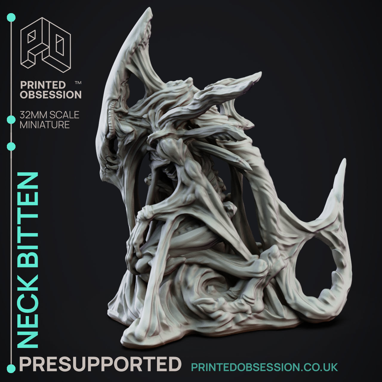 The Bitten - 3D Printable TTRPG - PRESUPPORTED - 32mm Scale 3D print model_4