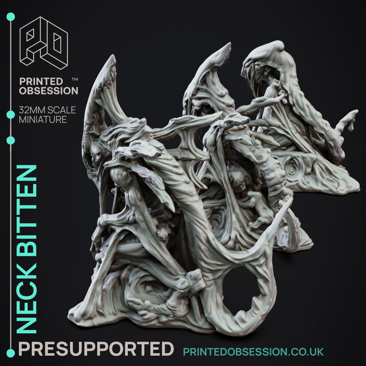 The Bitten - 3D Printable TTRPG - PRESUPPORTED - 32mm Scale 3D print model_7